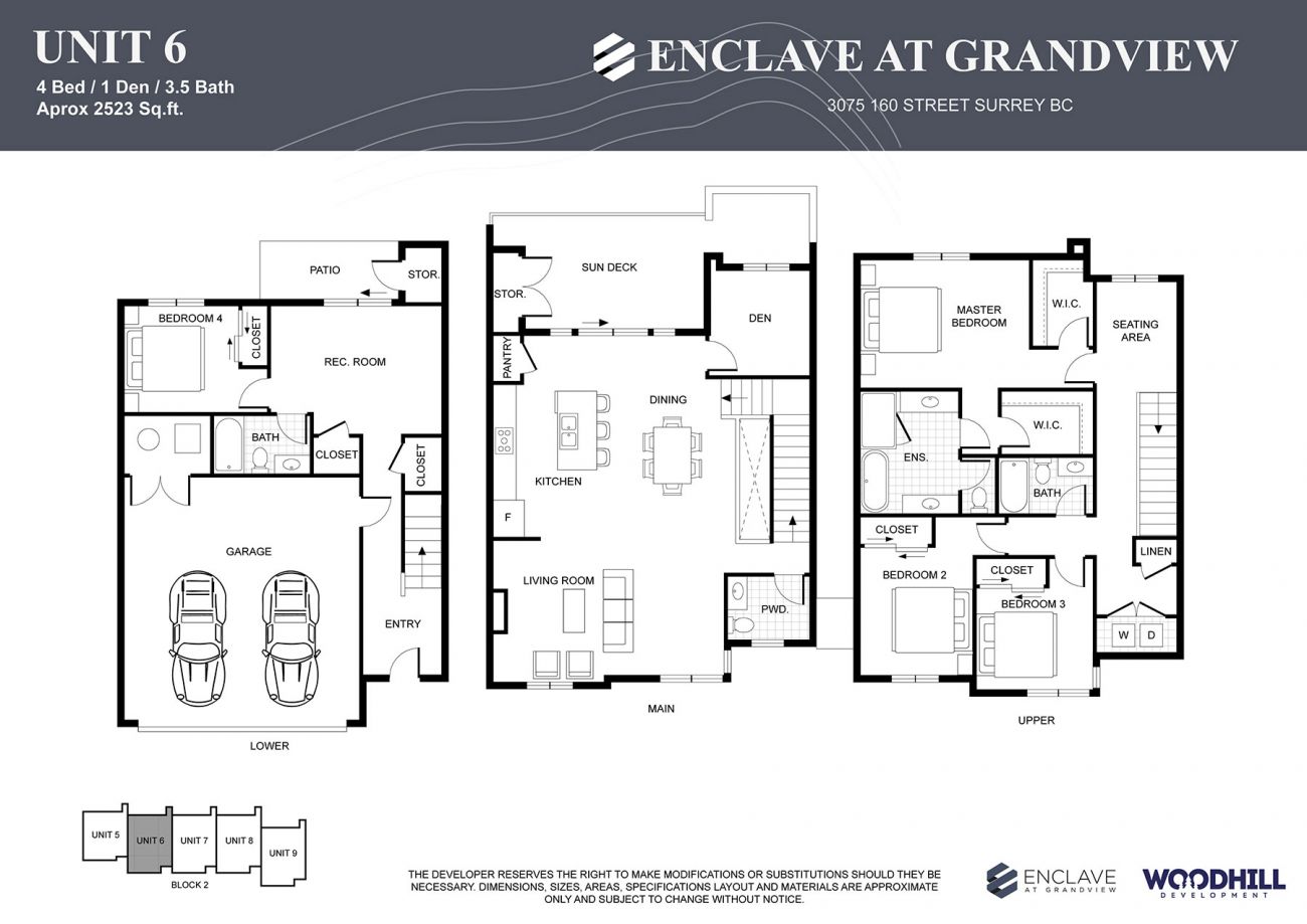 Unit 6 Floor Plan - Enclave at Grandview
